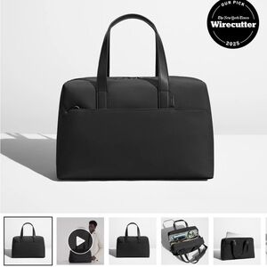 Away Everywhere Black Travel Duffle Duffel Bag. EUC